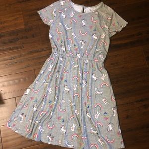 Girls Rainbow, Unicorn, Skate, Peace & Love Dress!